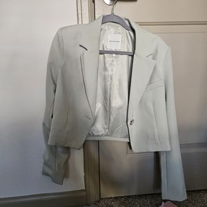 Avec les filles cropped blazer NWT